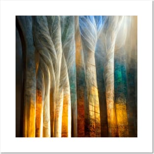 Fantasy Birch Trees Posters and Art